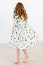 Luck of the Irish 3/4 Sleeve Pocket Twirl Dress by Mila & Rose ®