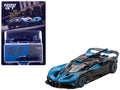 Bugatti Bolide Presentation Blue and Carbon Fiber Limited Edition 1/64 Diecast Model Car by Mini GT by LuxuryLifeWay Online Store