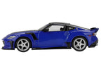 Nissan Z VeilSide FFZ400 Seiran Blue Metallic with Black Top Limited Edition 1/64 Diecast Model Car by Mini GT