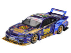 Nissan Silvia (S15) LB-Super Silhouette RHD (Right Hand Drive) #555 Yukio Fausto "Team MINI GT Liberty Walk" Halloween Special "Formula Drift Japan" (2025) Limited Edition 1/64 Diecast Model Car by Mini GT
