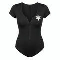 Sassy Cop Costume Romper by 3wishes.com