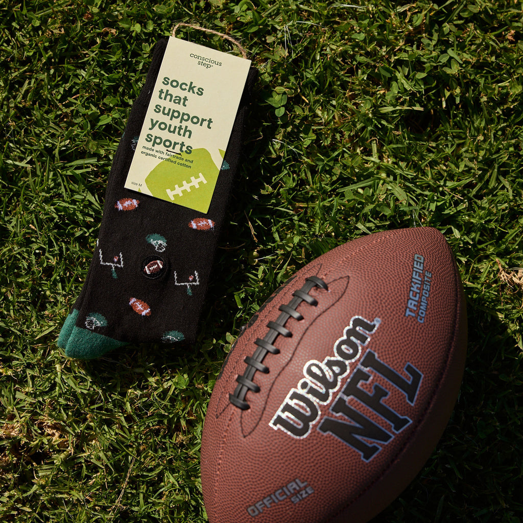 Socks that Support Youth Sports by Conscious Step
