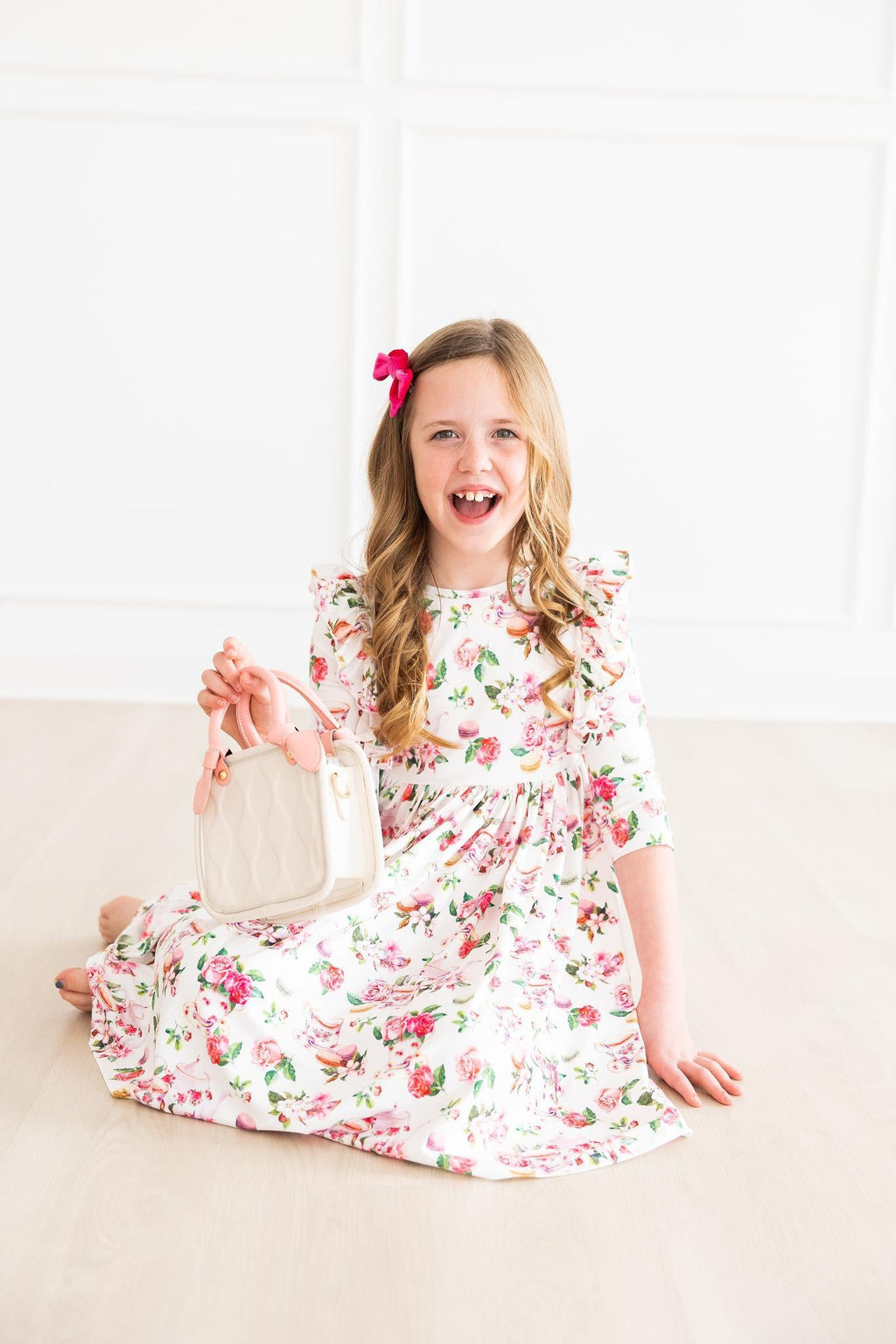 SALE Macarons & Tea Ruffle Twirl Dress by Mila & Rose ®
