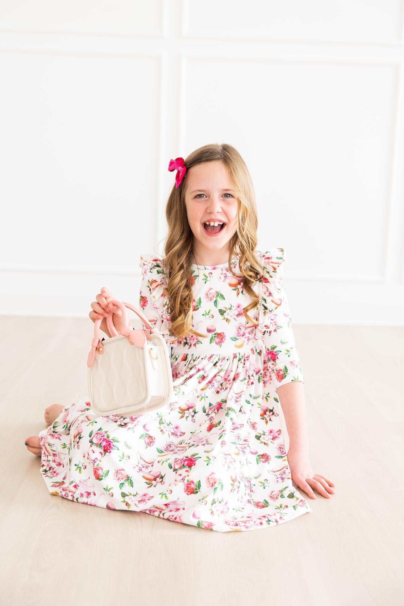 SALE Macarons & Tea Ruffle Twirl Dress by Mila & Rose ®