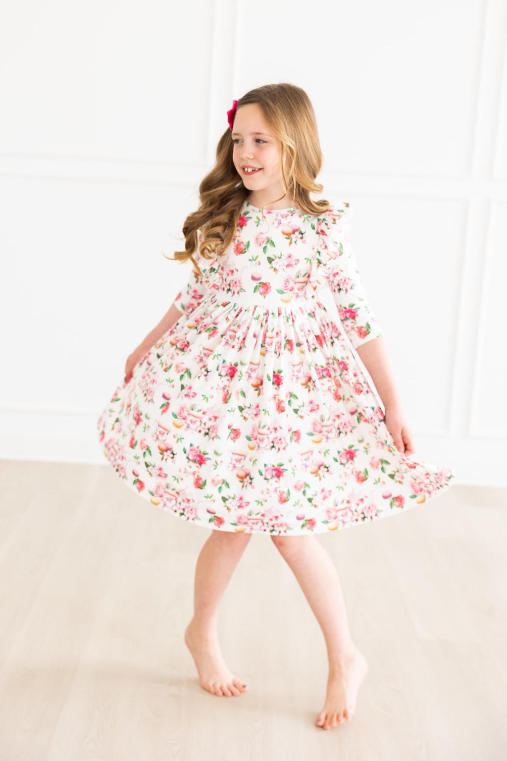 SALE Macarons & Tea Ruffle Twirl Dress by Mila & Rose ®