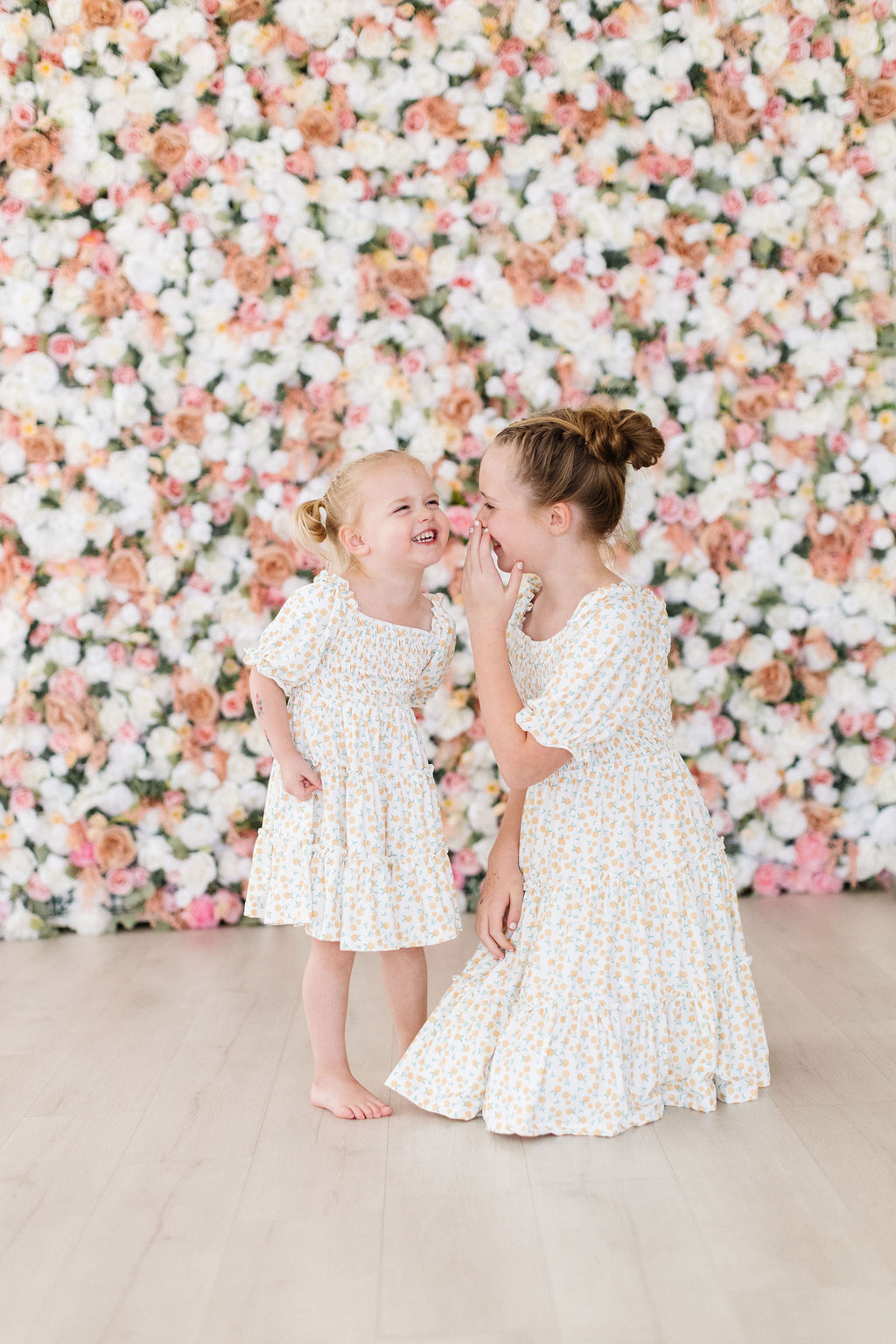 Marvelous Marigolds Smocked Ruffle Dress by Mila & Rose ®