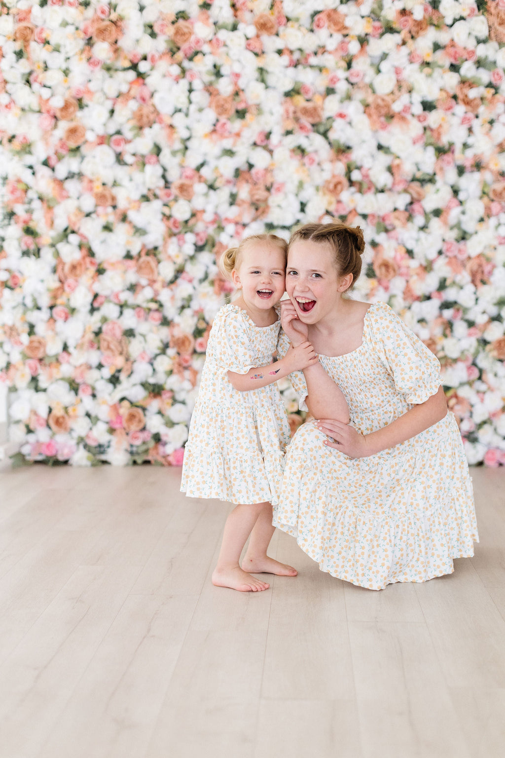 Marvelous Marigolds Smocked Ruffle Dress by Mila & Rose ®