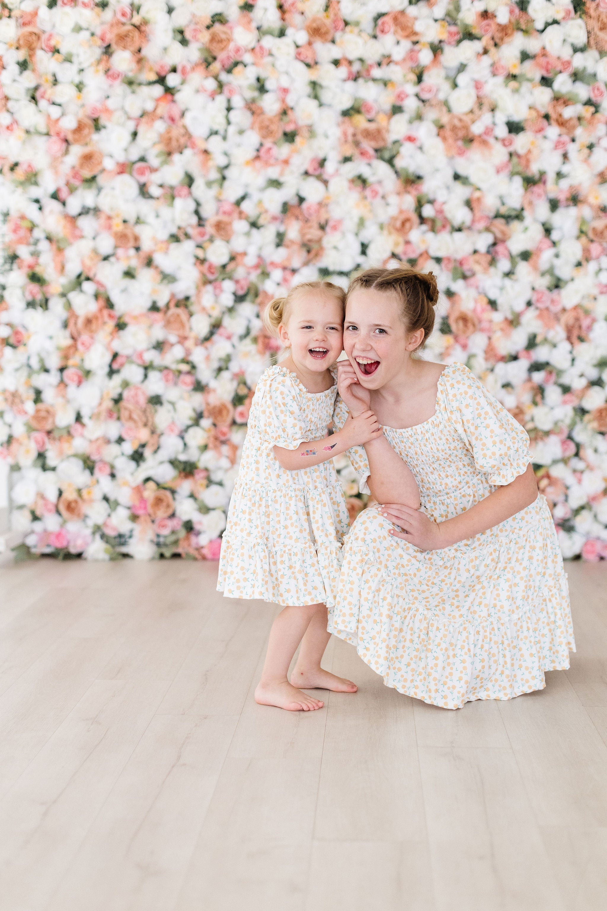 Marvelous Marigolds Smocked Ruffle Dress by Mila & Rose ®