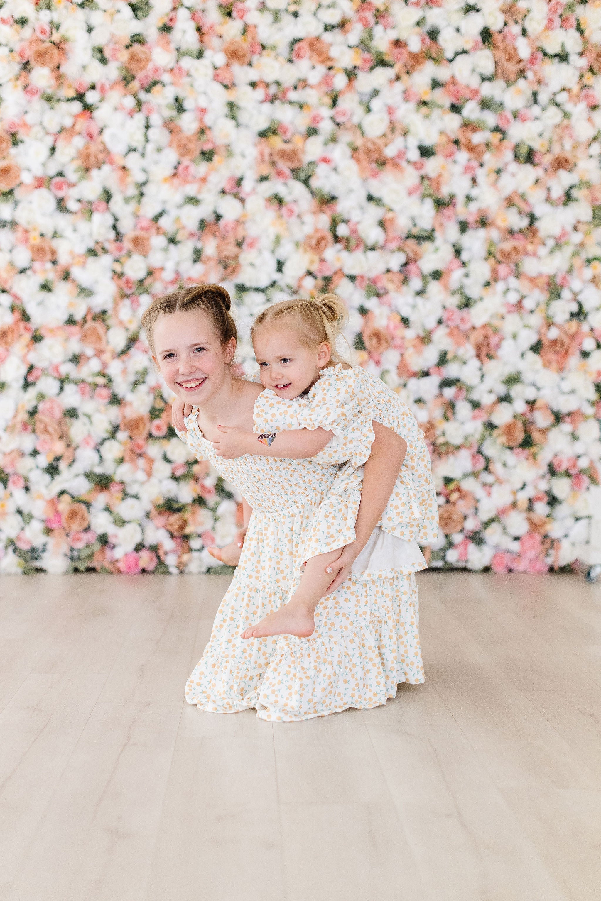 Marvelous Marigolds Smocked Ruffle Dress by Mila & Rose ®