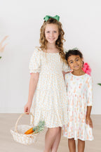 Marvelous Marigolds Smocked Ruffle Dress by Mila & Rose ®