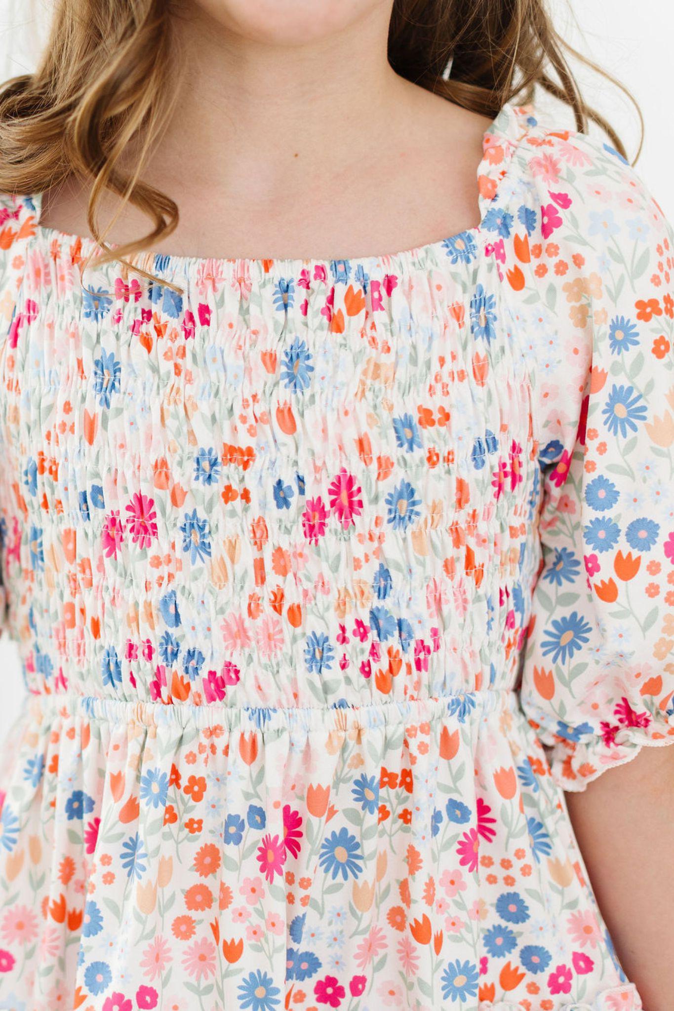 Meadow Magic Smocked Ruffle Dress by Mila & Rose ®