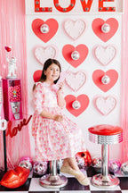 Melt My Heart 3/4 Sleeve Ruffle Twirl Dress by Mila & Rose ®