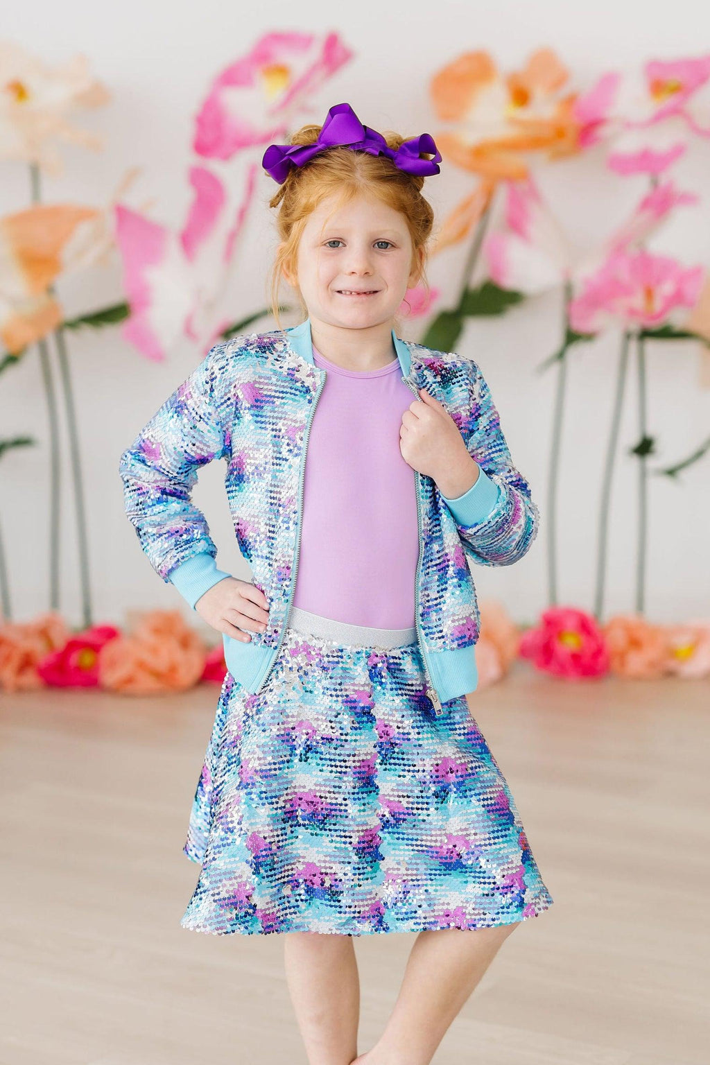 Mermaid Flip Sequin Twirl Skort by Mila & Rose ®