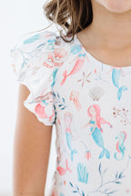 Mermaid Friends S/S Flutter Sleeve Leotard by Mila & Rose ®