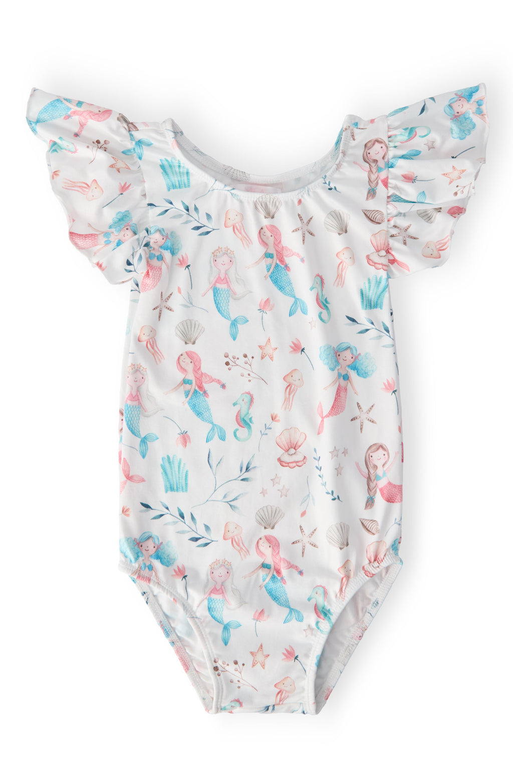 Mermaid Friends S/S Flutter Sleeve Leotard by Mila & Rose ®