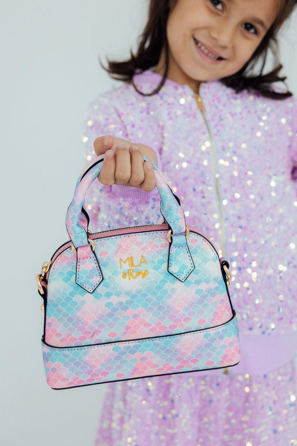 Mermaid Glitter Girl's Crossbody Purse by Mila & Rose ®