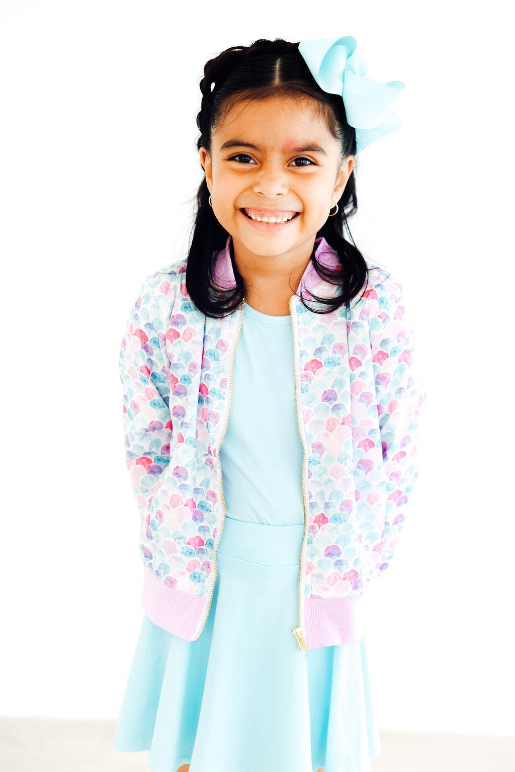 Mermaid Scales Satin Jacket by Mila & Rose ®