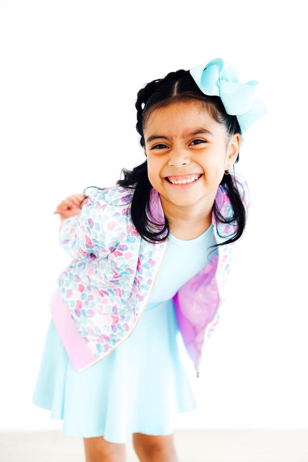 Mermaid Scales Satin Jacket by Mila & Rose ®