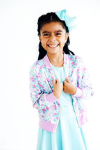 Mermaid Scales Satin Jacket by Mila & Rose ®