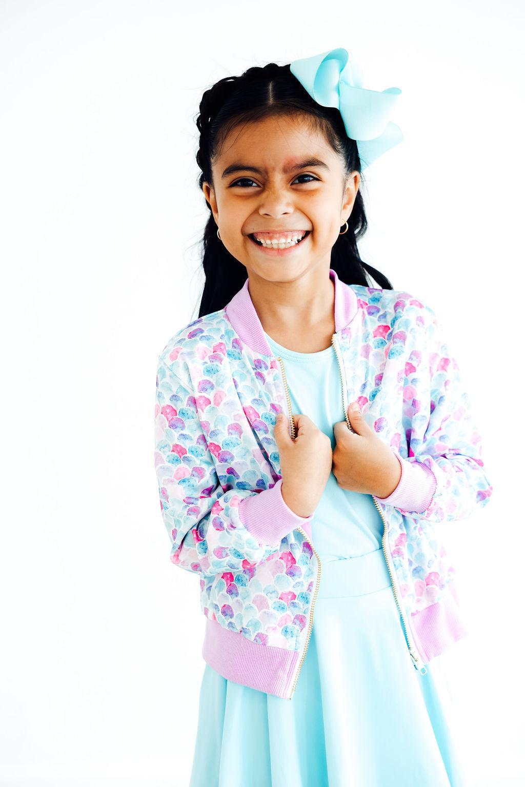 Mermaid Scales Satin Jacket by Mila & Rose ®