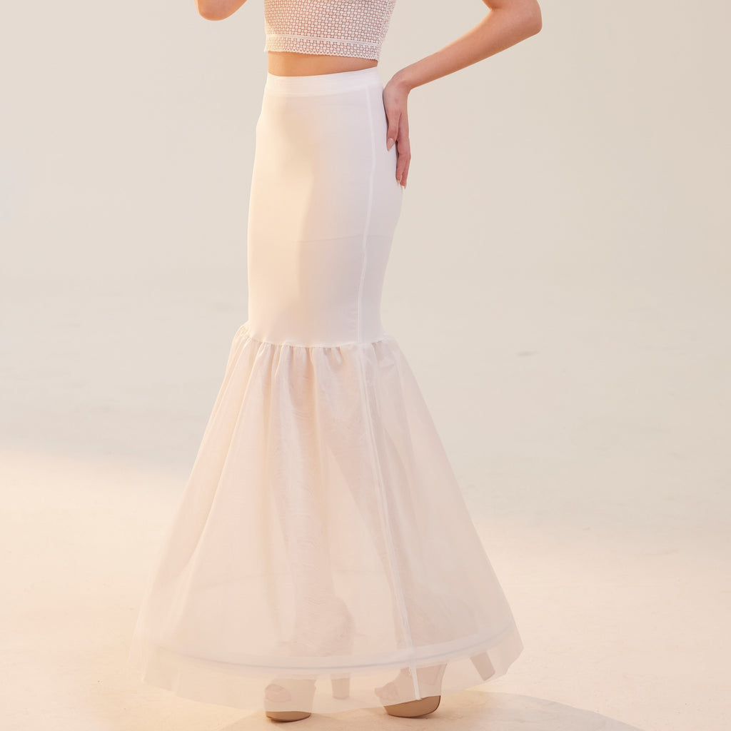 Mermaid Petticoat with Corsage Skirt ,Wedding Dress Underskirt for Enhanced Shape by Bridal Port