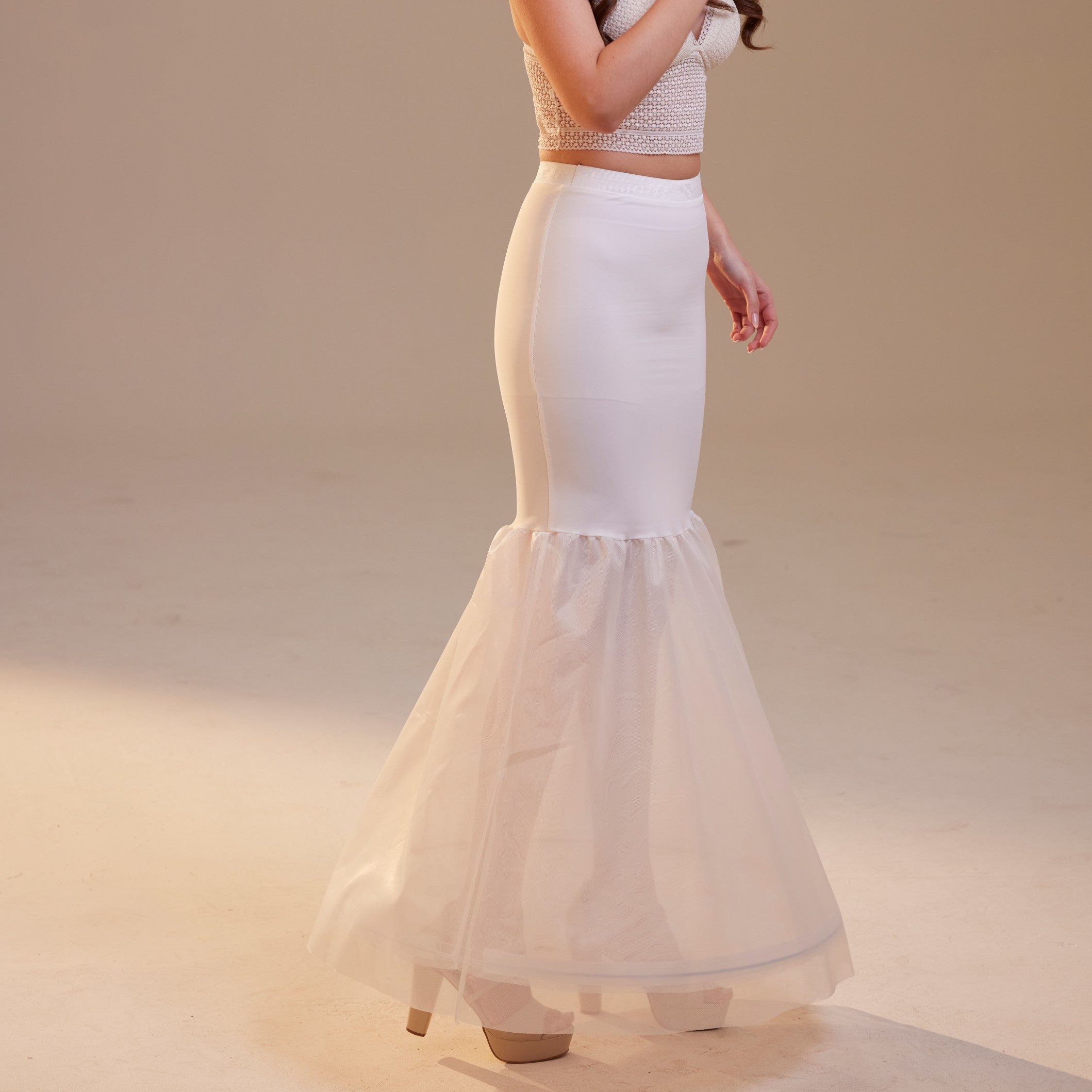Mermaid Petticoat with Corsage Skirt ,Wedding Dress Underskirt for Enhanced Shape by Bridal Port