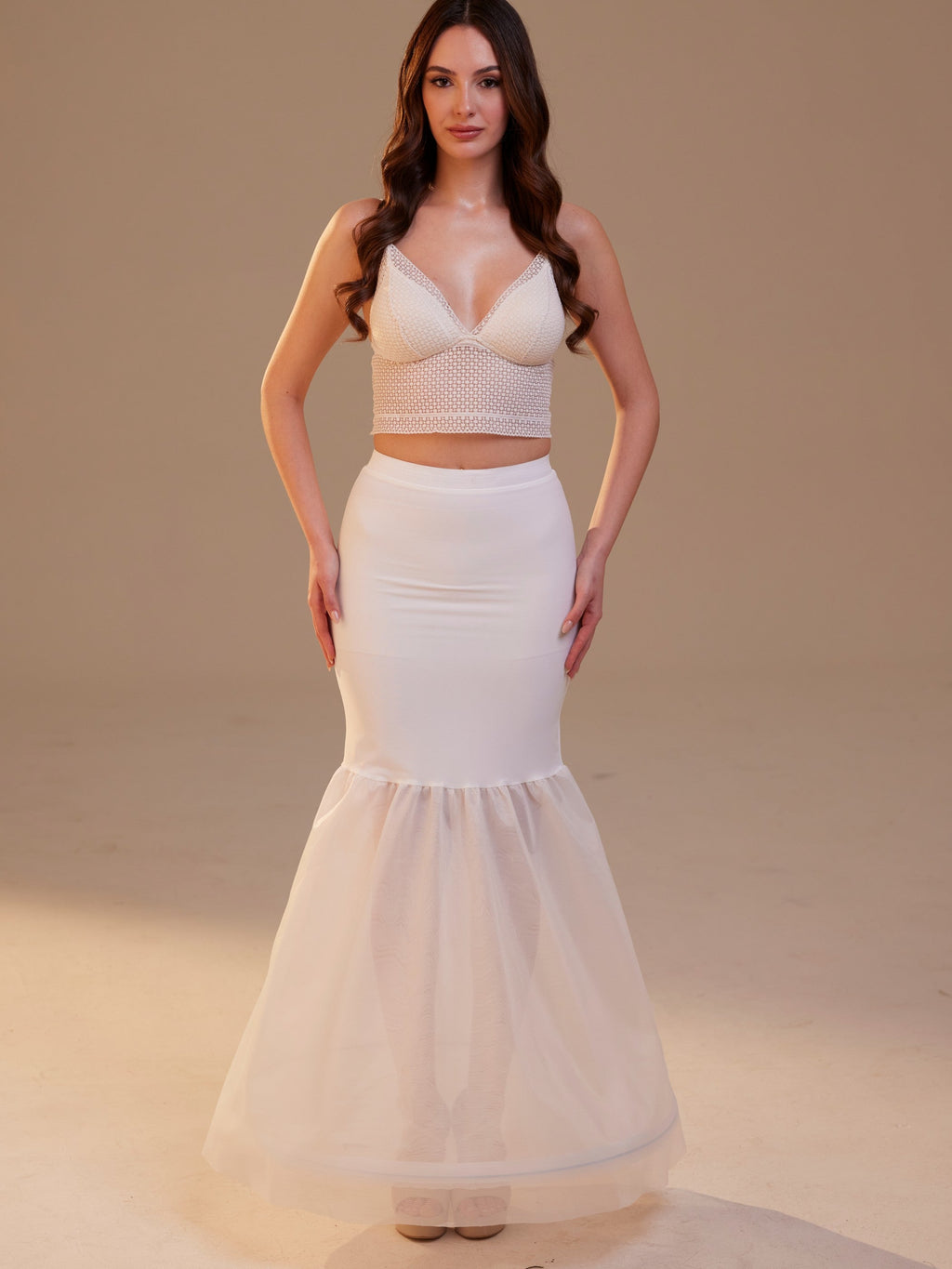 Mermaid Petticoat with Corsage Skirt ,Wedding Dress Underskirt for Enhanced Shape by Bridal Port