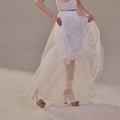 Mermaid Petticoat with Corsage and Hard Net Tulle Underskirt ,Wedding Crinoline with Petticoat Netting Fabric by Bridal Port