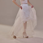 Mermaid Petticoat with Corsage and Hard Net Tulle Underskirt ,Wedding Crinoline with Petticoat Netting Fabric by Bridal Port