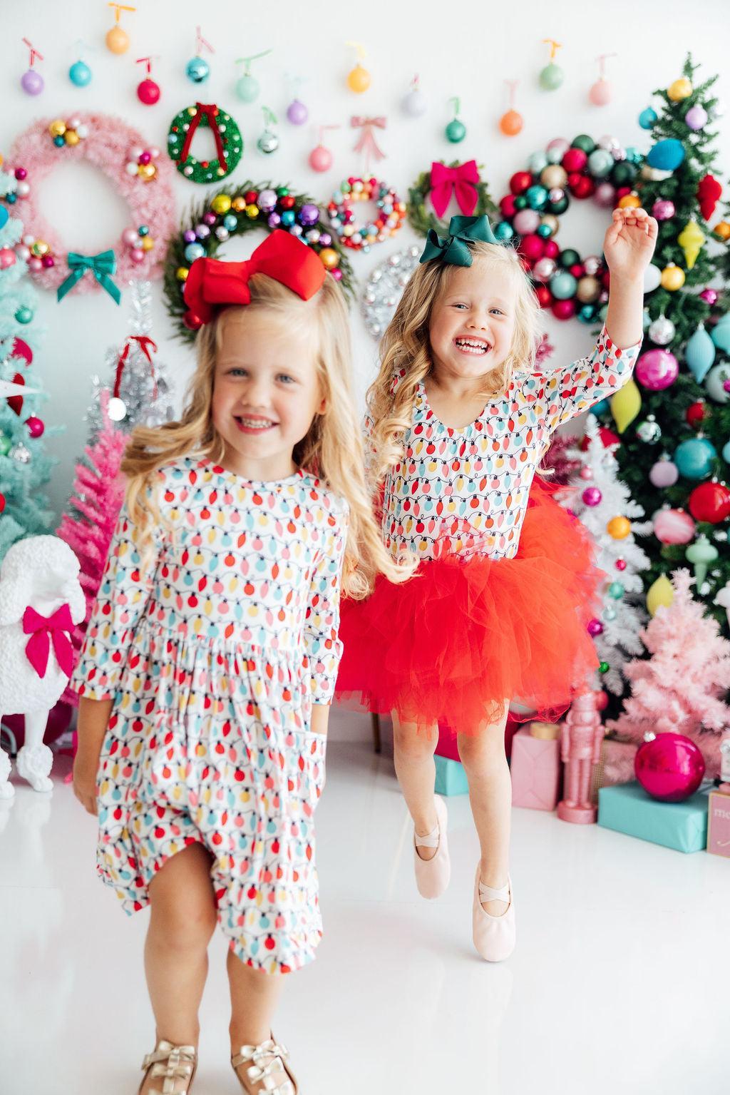 Merry & Bright 3/4 Tutu Leotard by Mila & Rose ®