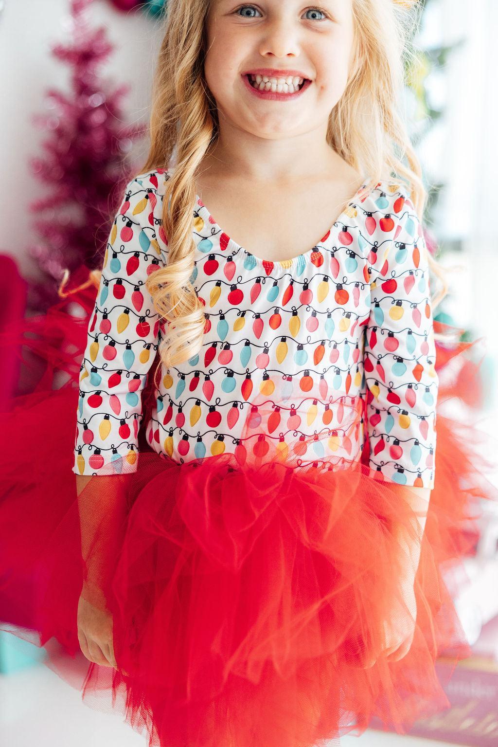 Merry & Bright 3/4 Tutu Leotard by Mila & Rose ®