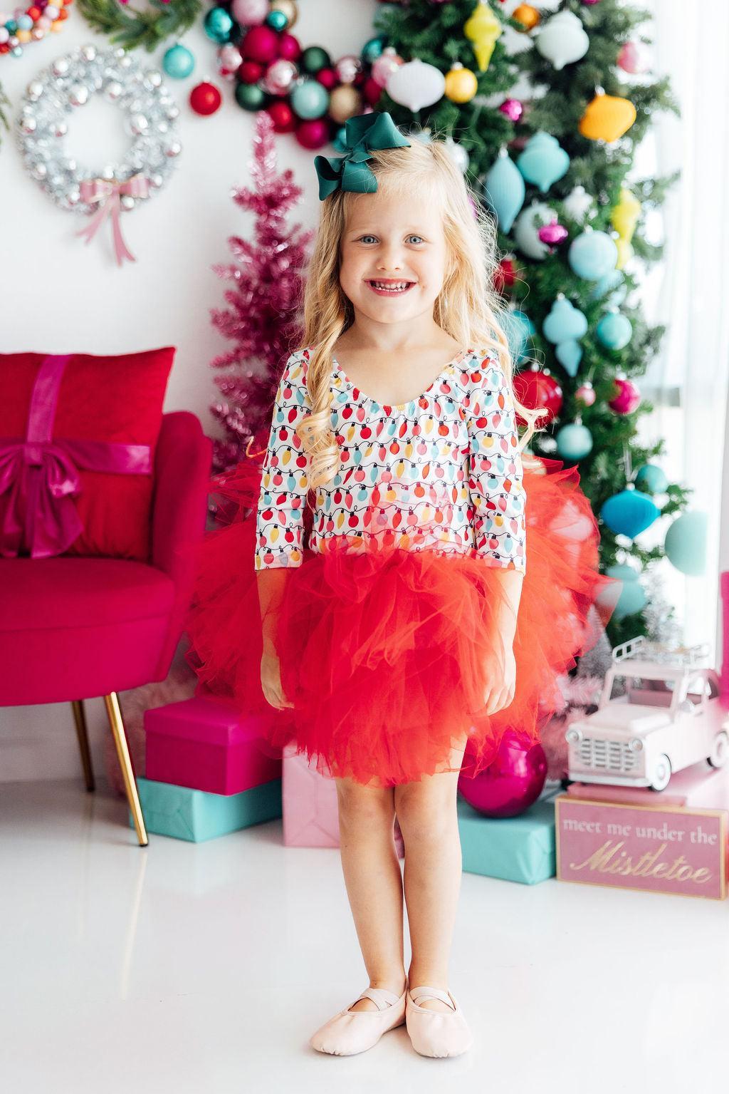 Merry & Bright 3/4 Tutu Leotard by Mila & Rose ®
