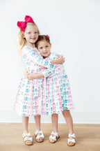 Big Sister 3/4 Sleeve Pocket Twirl Dress by Mila & Rose ®