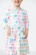 Middle Sister 3/4 Sleeve Pocket Twirl Dress by Mila & Rose ®