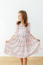 Mila in Paris 3/4 Sleeve Ruffle Twirl Dress by Mila & Rose ®