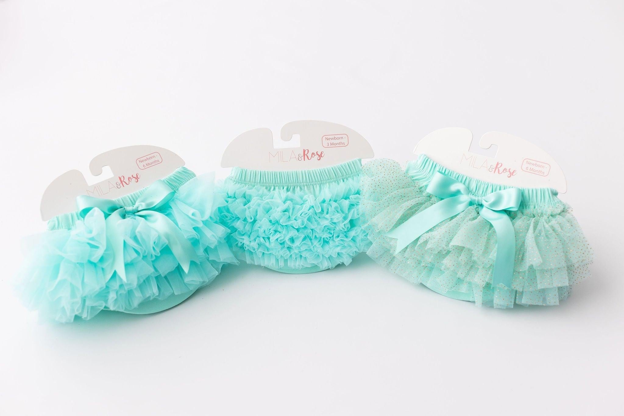 Mint Ruffle Tutu Bloomer by Mila & Rose ®
