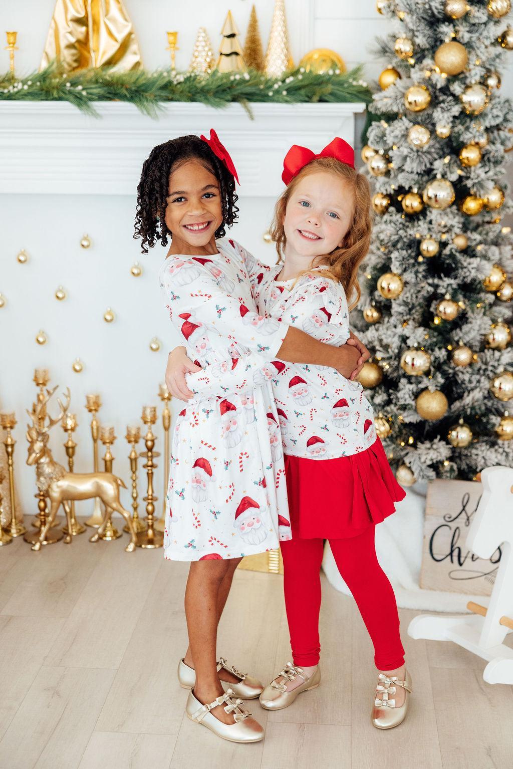 Mistletoe Magic 3/4 Sleeve Pocket Twirl Dress by Mila & Rose ®