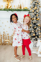 Mistletoe Magic L/S Ruffle Tee by Mila & Rose ®