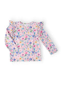 Morning Meadows L/S Ruffle Tee by Mila & Rose ®
