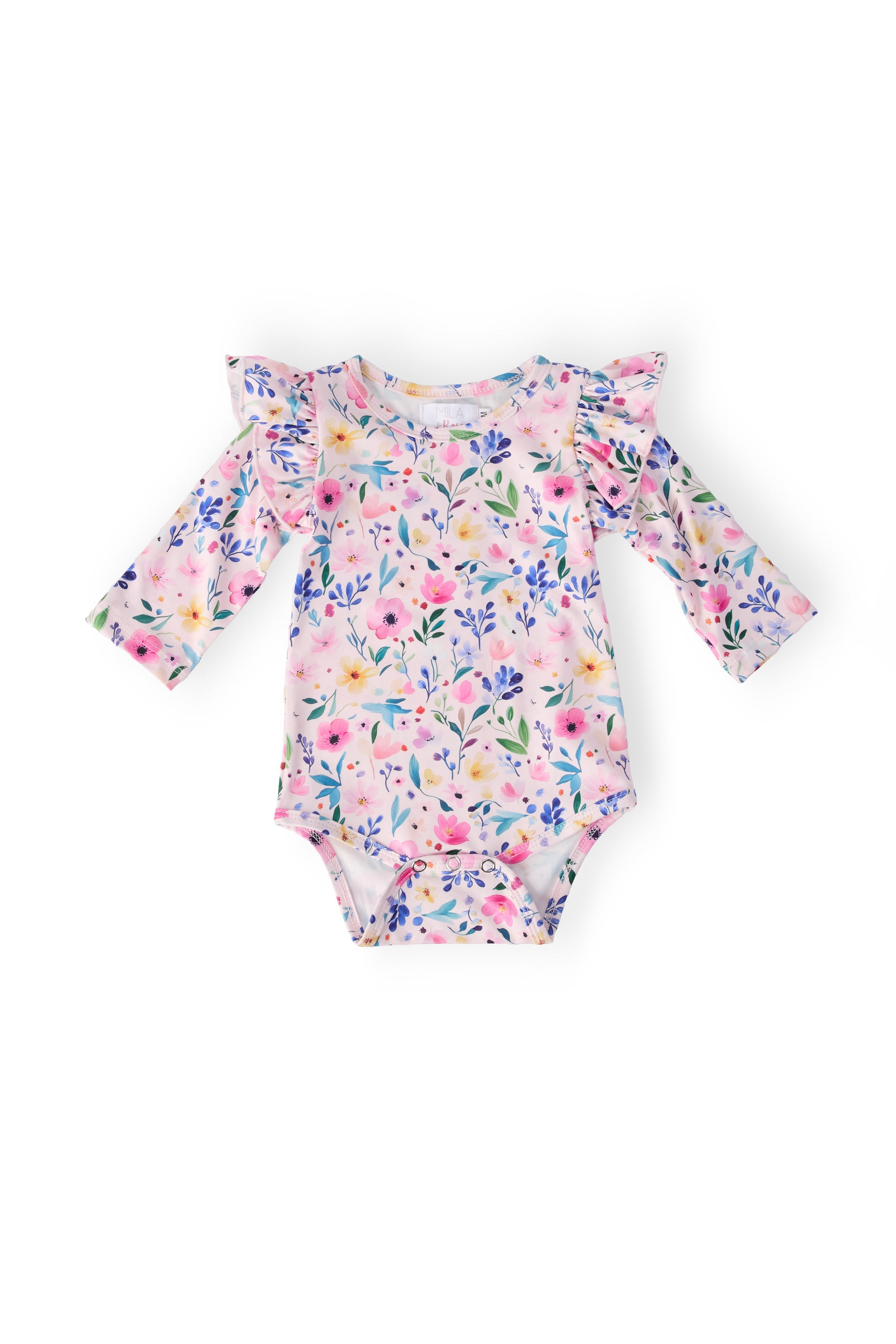 Morning Meadows L/S Flutter Bodysuit by Mila & Rose ®