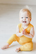 Mustard Tank One-Piece Jogger by Mila & Rose ®
