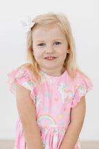 My Little Unicorn Flutter Sleeve Twirl Dress by Mila & Rose ®