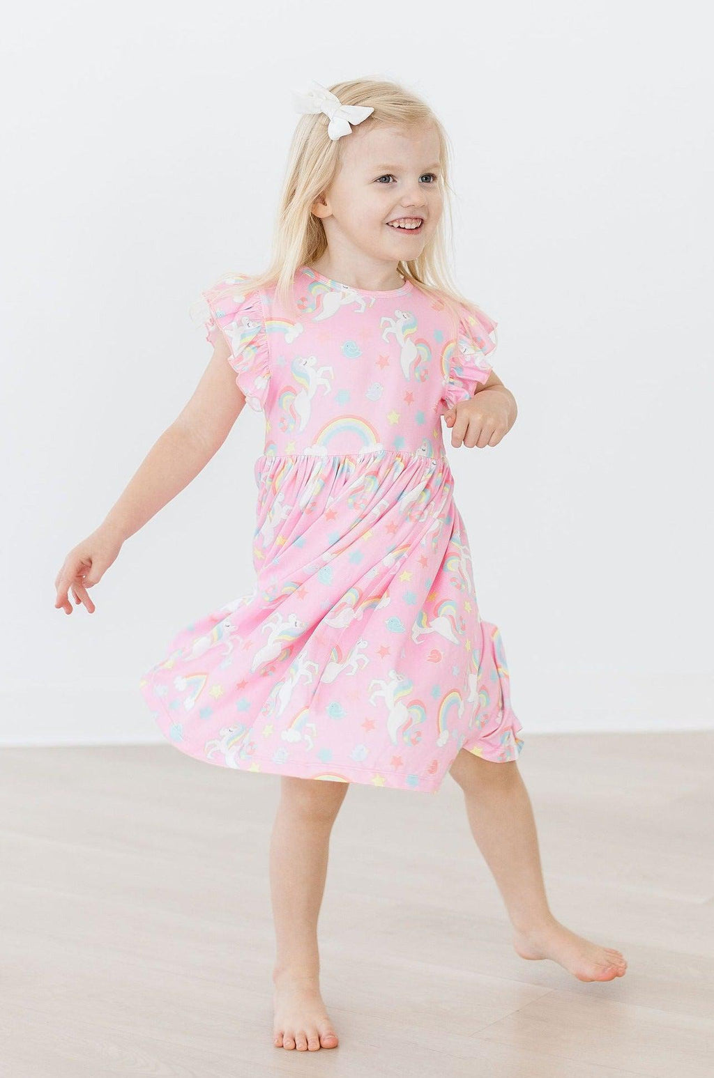 My Little Unicorn Flutter Sleeve Twirl Dress by Mila & Rose ®