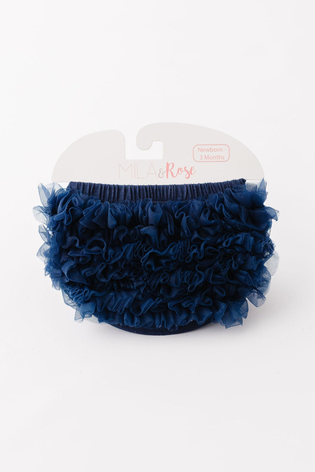 Navy Blue Ruffle Bum Bloomer by Mila & Rose ®