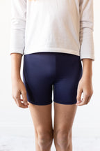 Navy Twirl Shorts by Mila & Rose ®
