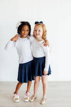Navy Twirl Skort by Mila & Rose ®