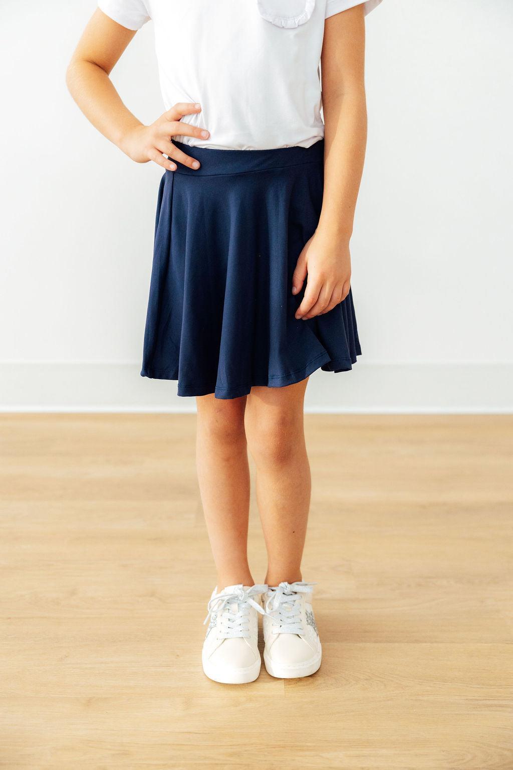 Navy Twirl Skort by Mila & Rose ®