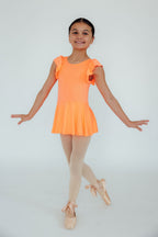 Neon Coral S/S Twirl Leotard by Mila & Rose ®