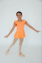 Neon Coral S/S Twirl Leotard by Mila & Rose ®