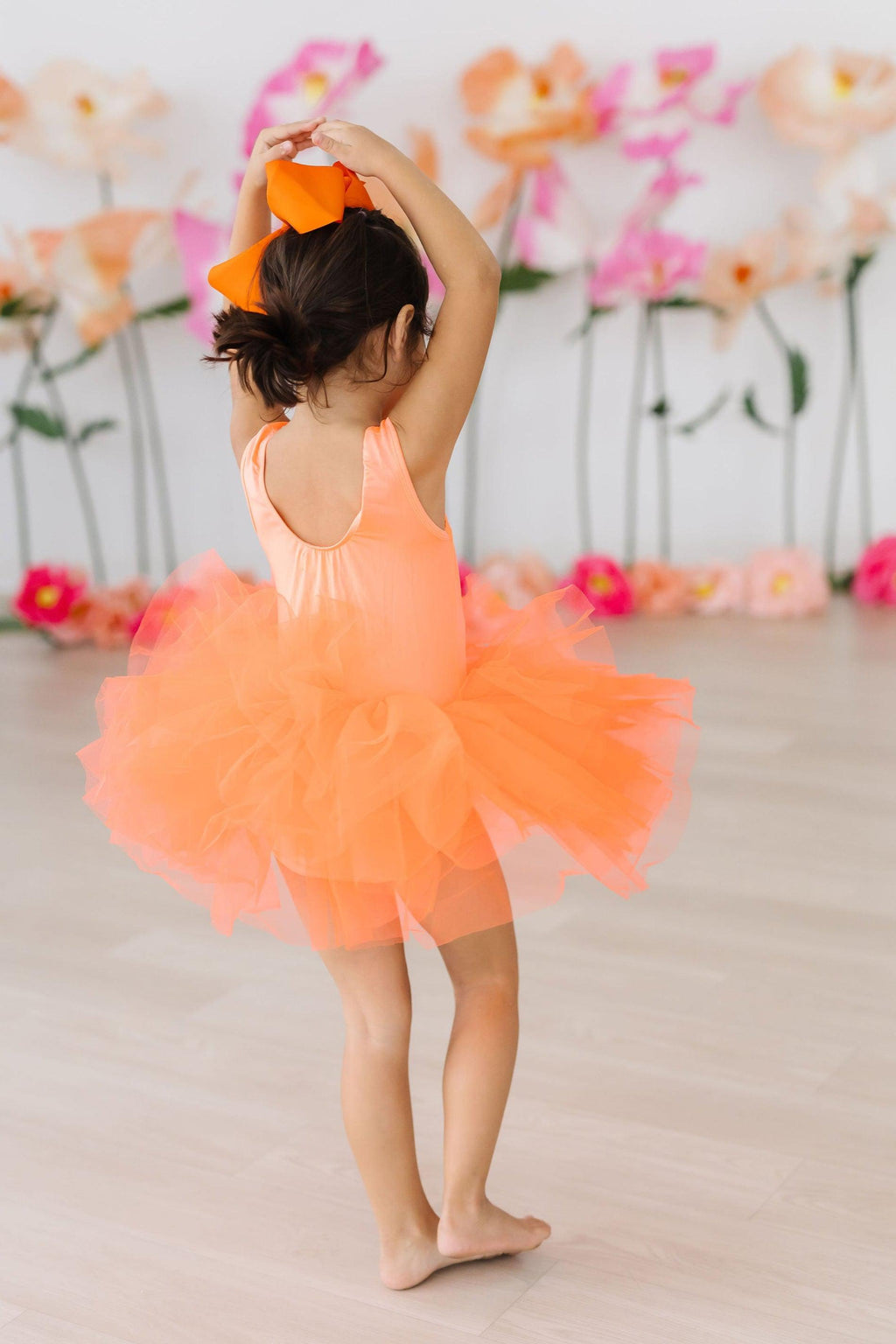 Neon Coral Tank Tutu Leotard by Mila & Rose ®